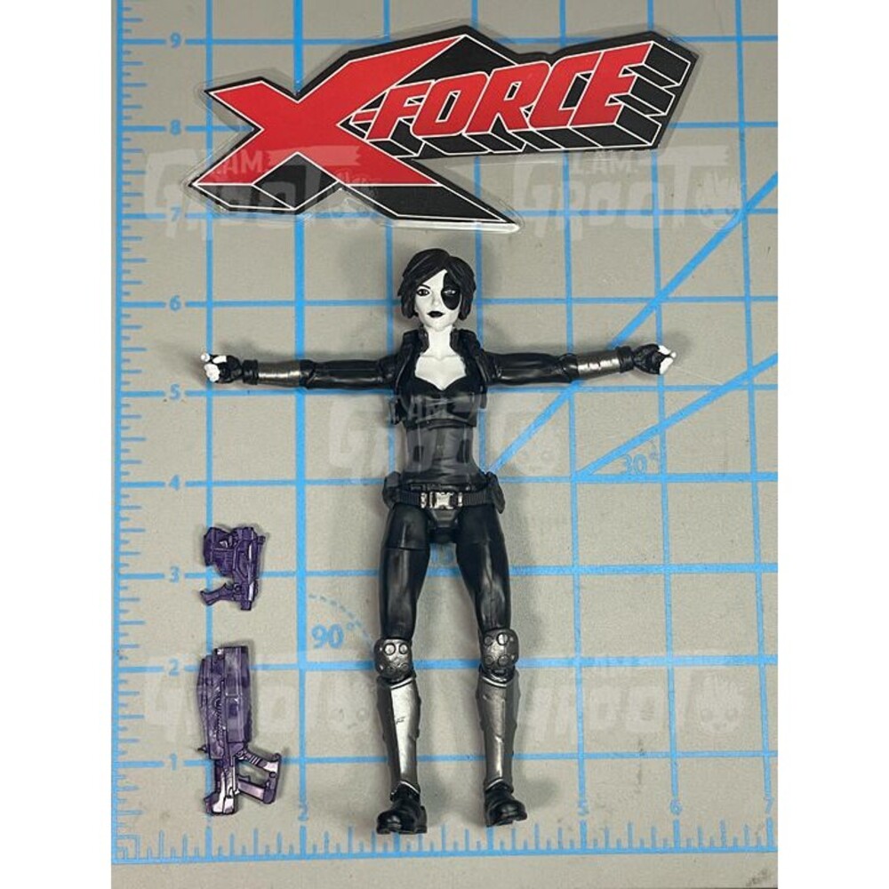 Marvel Legends Domino Action Figure X-Force Sasquatch Wave Complete Neena C